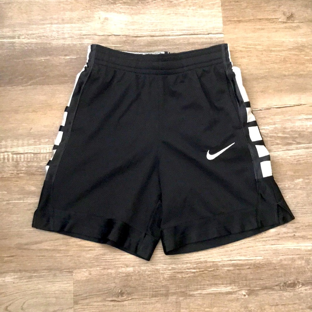 Nike black and white shorts, size-m